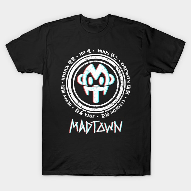 Madtown Logo (a) - 3D, Texture T-Shirt by JO_D_D